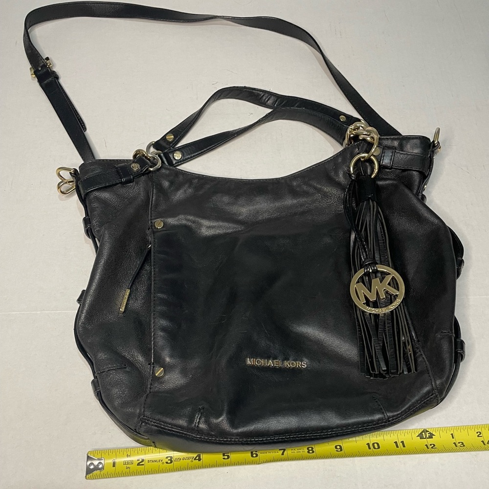 Michael Kors Black Leather Bag